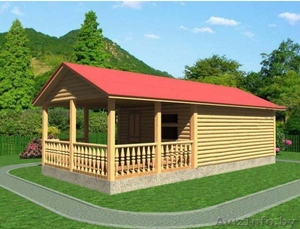 Сруб Бани из бруса Стефания 10х4.5 с установкой #1620686