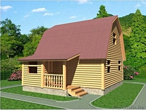 Сруб Дома из бруса Герман 7.5х6 доставка-установка #1620717