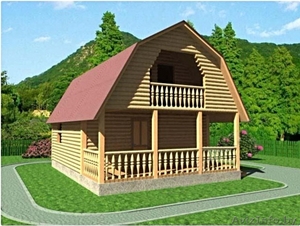 Сруб Дома из бруса Егор 6х8 доставка-установка #1620720