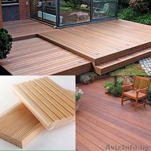 Террасная и палубная доска из лиственницы #1618363
