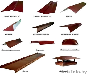 Конек,  ендова,  торцевая,  карнизная,  отлив,  парапет,  нащельник #1619036