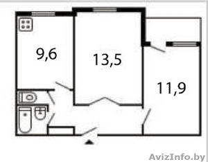 Продам 2-ух комн квартиру #1620432