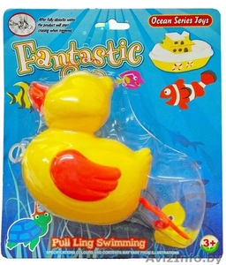 Заводная игрушка для ванной (уточка) #1618862