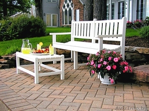 Скамейки садовые,  столы,  лавочки из массива сосны. #1624602