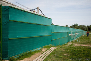 Ткань ПП для ограждения (зеленая),  РБ #826539