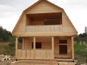 Садовый Дом из бруса Артем 6х6 сруб с установкой в Минской области #1625503