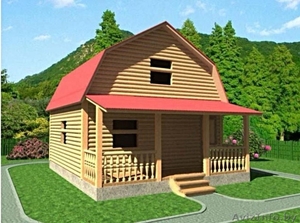 Дом из профилиров. бруса 6х7, 5 Марсель установка за 10 дней #1625830