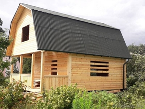 Отличный Дом сруб из бруса 6х8 для вашего участка с установкой #1627623