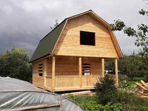 Отличный Дом для дачи сруб из бруса 6х8 с установкой #1627627