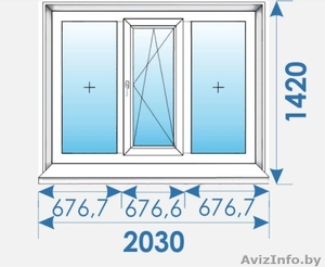 Новые Окна Пвх распродажа дешево профиль Rehau-9 #1631192