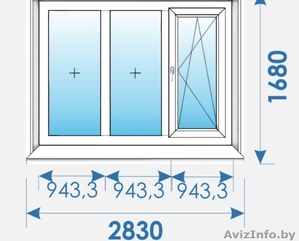 Новые Окна Пвх распродажа дешево профиль Salamander-8 #1631252