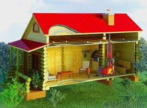 Баня сруб из бруса установка в Заславле недорого #1631700