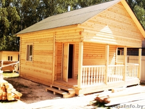 Баня из бруса доставка и установка в Молодечно и район #1631784