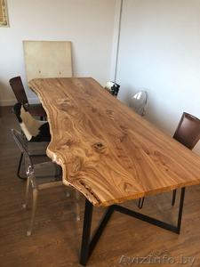 Стол из массива дерева в стиле LOFT для переговорной от 350 BYN #1635458