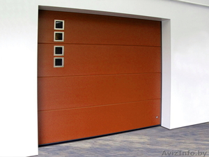 Гаражные подъемные секционные ворота #1636629