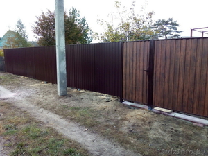 Заборы из профлиста и евросетки. Рассрочка до 2 лет #1637184