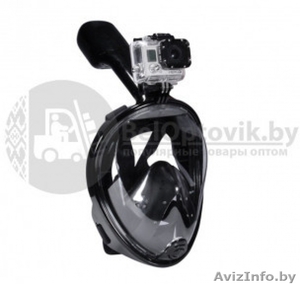 Подводная маска с креплением для экшн камеры и берушами #1639576