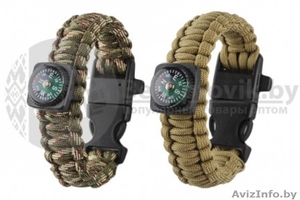 Браслет для выживания 5 в 1 из паракорда #1639635