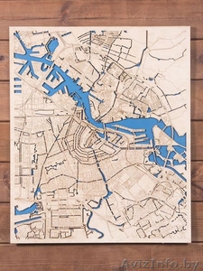 Карты мира из дерева в Минске #1641126