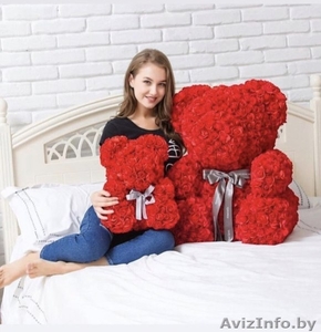 Мишка из роз - Ручнаяя работа #1641191