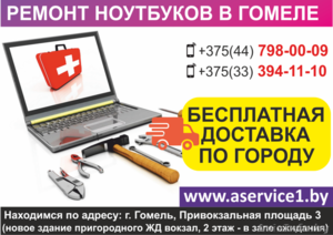 Ремонт ноутбуков в Гомеле. Бесплатная доставка по городу. #1636082