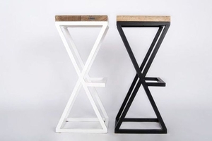 Стулья барные металл 450х450х1100 #1655438