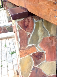 Мощение цоколя и крыльца,  дорожек. Вечная отделка. #1659247