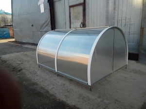 Парник от производителя 1, 5 м на 2 метра из поликарбоната в Орше #1658733