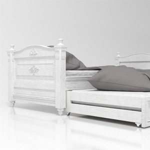 Кровать односпальная дубовая #1662259