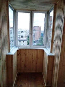 Обшивка балкона и лоджии панелями пвх и вагонкой. #1660565