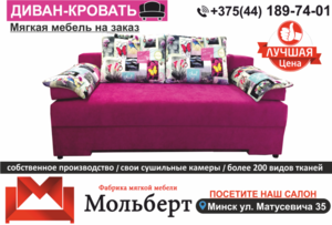 Диван-кровать в Минске недорого. Мягкая мебель от производителя. #1661738