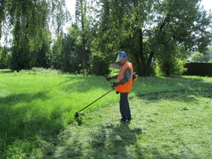 Разнорабочего для покоса травы триммером #1659841