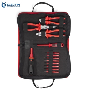 Диэлектрическая отвертка VDE со сменными битами НИО-3308,  серия «СЛИМ» #1677081