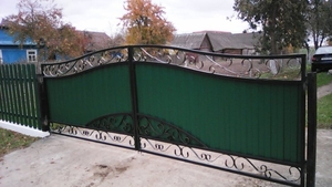 Распашные ворота под ключ #1677595