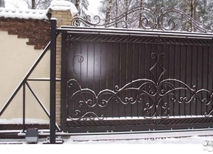 Заборы из профнастила,  ворота откатные,  штакетник #1676725