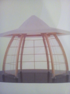 Беседка для дачи,  загородного дома, усадьбы. #1677582