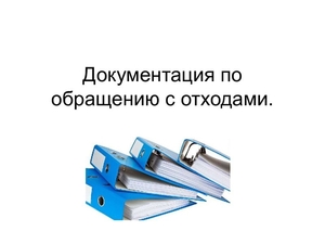 Документация по обращению с отходами под ключ #1677616