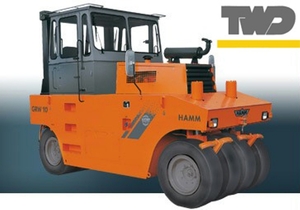 Каток статический пневмоколёсный GRW10 в аренду #1680599