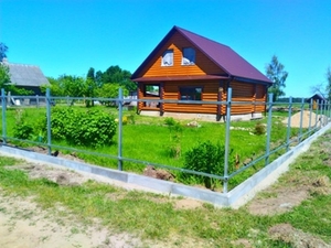 Заборы из европанелей 3D Столбцы #1665896