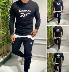 Мужской спортивный костюм на флисе #1719314